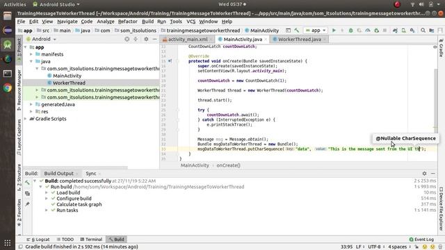 Making Worker Thread in Android capable of intercepting messages смотреть онлайн