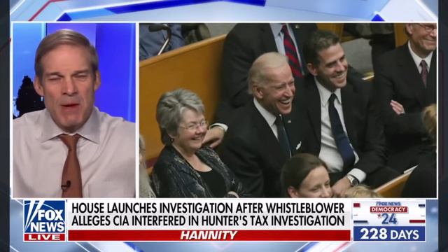 Chairman Jordan Discusses CIA Intervention in Hunter Biden's Taxes Investigation смотреть онлайн