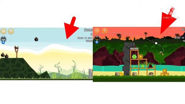 why it's the sky different in the angry birds classic game?! смотреть онлайн