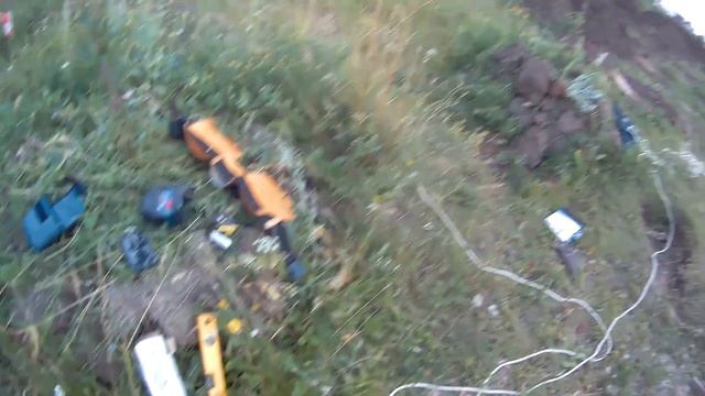 Строю себе дом #32. Соединяем столбы прямоугольными трубами смотреть онлайн