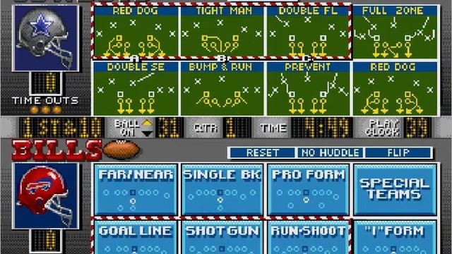 John Madden NFL 94 Gameplay Sega Genesis смотреть онлайн