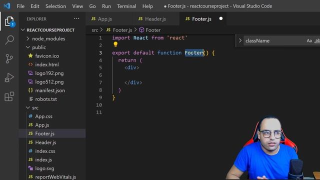 #4 React.js api project tutorial | component react.js | كورس تعلم الريأكت بعمل مشروع كامل смотреть онлайн