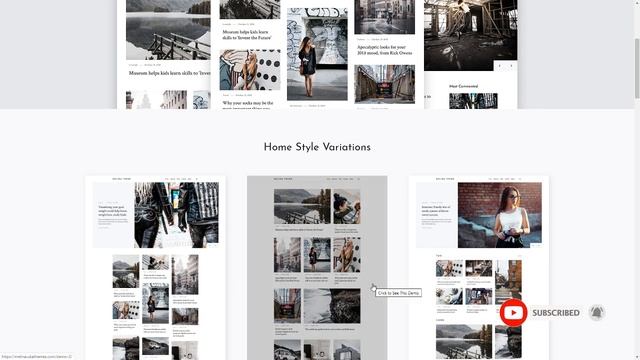 Melina - Personal Blog amp Magazine WordPress Theme смотреть онлайн