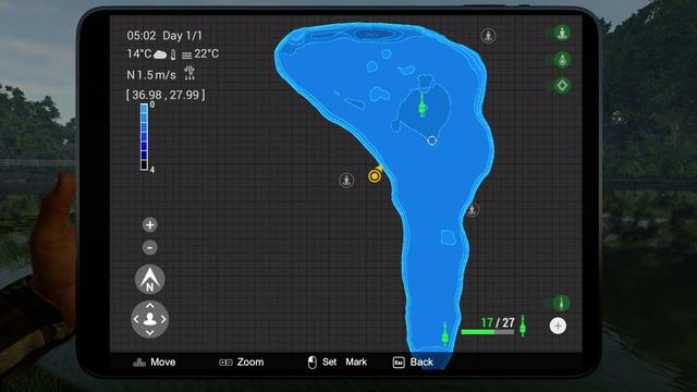 Fishing Planet, How to set a Marker Buoy. смотреть онлайн