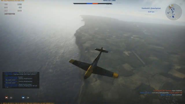 War Thunder Gameplay #8 - Level 7 Bf 109s смотреть онлайн