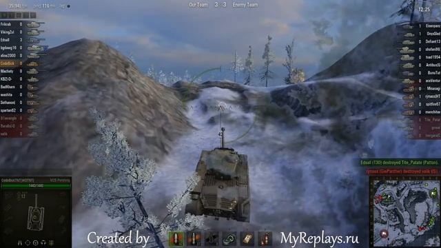 WOT: Arctic Region - M26 Pershing смотреть онлайн