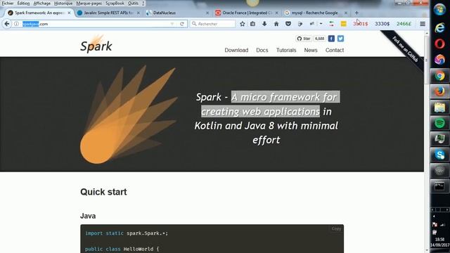 Sparkjava et datanucleus(Oracle et Mysql) : le Big data moderne смотреть онлайн