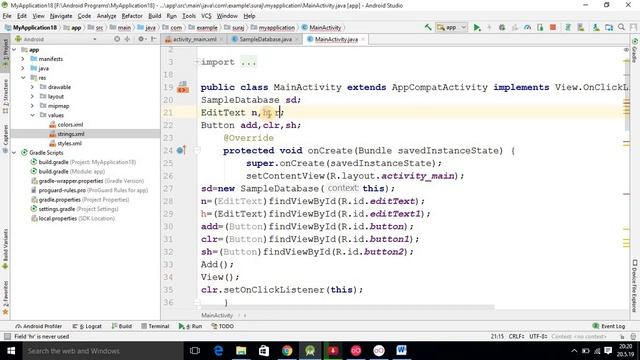 Update SQLite Database in Android,part-5,#94 смотреть онлайн