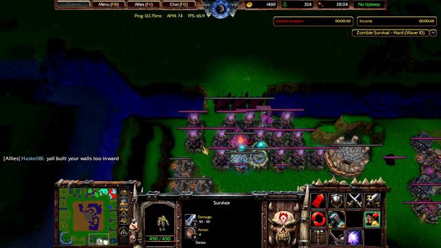 Warcraft 3 Reforged | Zombie Survival смотреть онлайн