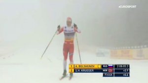 Александр Большунов выиграл марафон на 50 километров в Осло (финиш, видео)