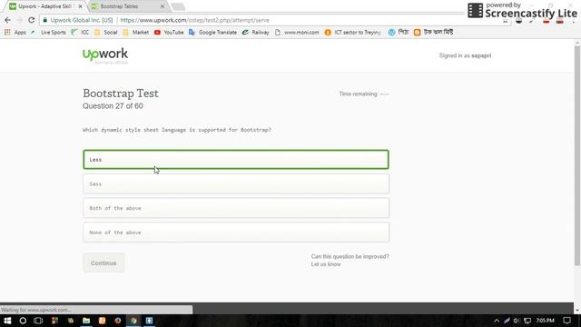 UpWork Bootstrap Test Answers 2017 TOP 20% смотреть онлайн