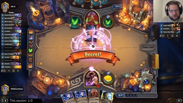 How to play Tempo Mage / Secret Mage (The Witchwood Hearthstone deck guide) смотреть онлайн
