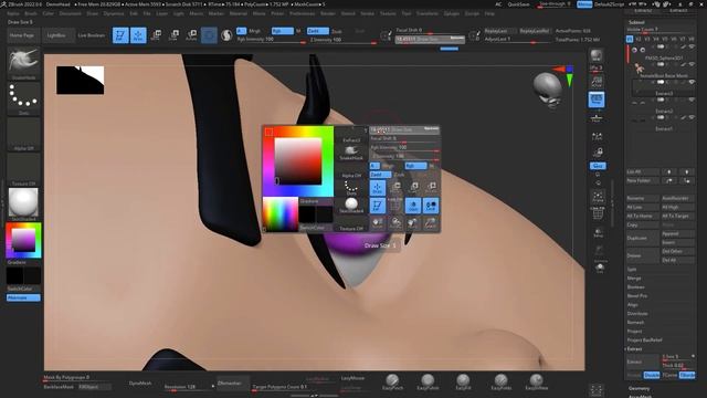Zbrush Stylized character sculpting смотреть онлайн