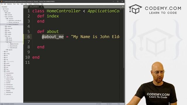 Fun With The Controller - Ruby On Rails Friend List App #11 смотреть онлайн