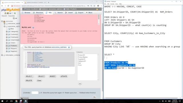 2019 ASOC SQL Lesson 3 смотреть онлайн