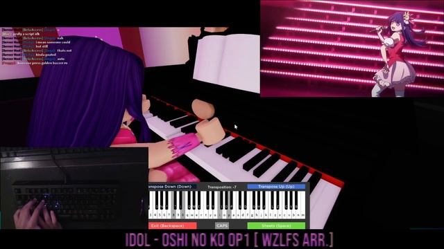 I played IDOL as AI HOSHINO in ROBLOX GOT TALENT смотреть онлайн
