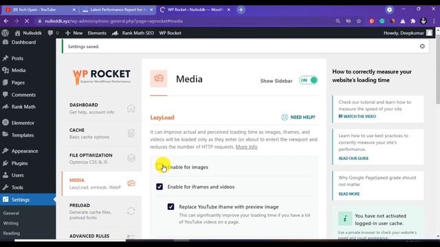 How To Increase Speed On wordpress website| full Configuration Wp Rocket and speed website смотреть онлайн