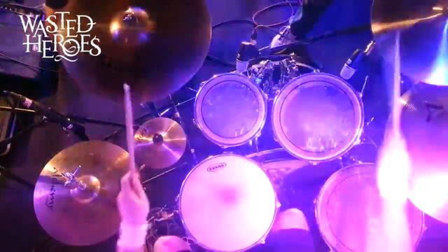 Wasted Heroes - Fire (Scooter cover), Live drums смотреть онлайн