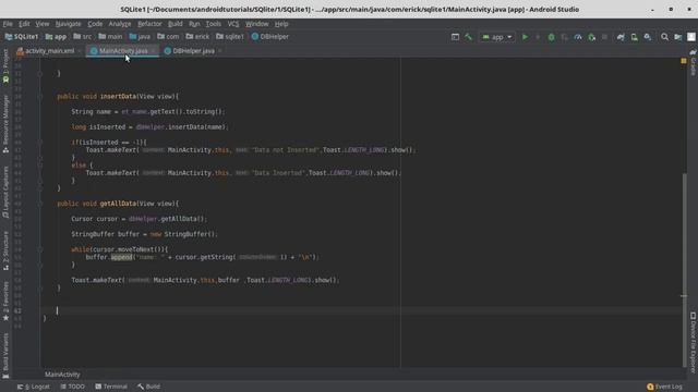 sqlite 4 - updating data in database смотреть онлайн