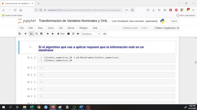 Transformación de Variables Nominales y Ordinales en Numéricas en Python | Función ColumnTransforme смотреть онлайн
