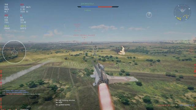 War Thunder GETTING a 100 KDR in the F-16 NETZ смотреть онлайн