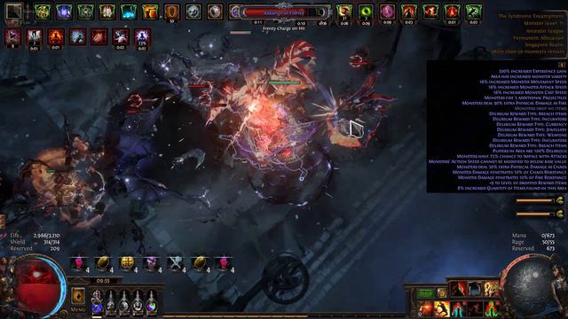 POE Jugg 3.22 Boneshatter 14k leech/regen Test 30 wave Simulacrum. смотреть онлайн