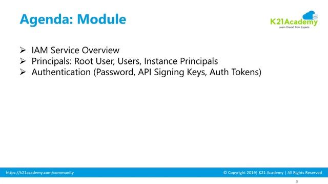 OCI 1Z0-932 Training: Module 2 (Identity & Access Management Service) Agenda Overview смотреть онлайн