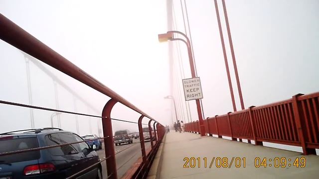 Golden Gate Bridge San Francisco to Marin Bike Pedestrian Path Jumbo 808 HD Key Camera #11 смотреть онлайн