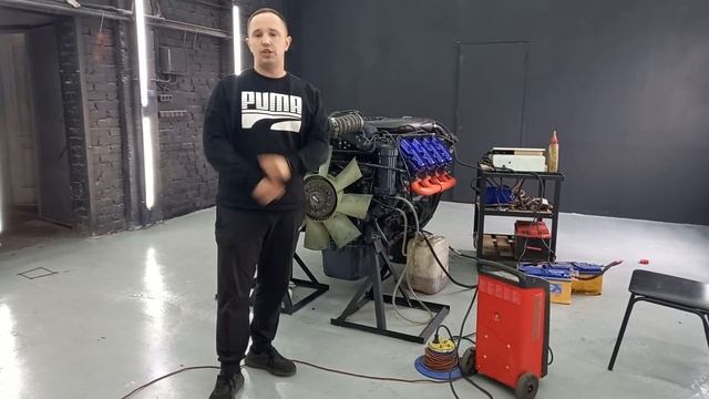 Запуск двигателя Скания V8 DC16 смотреть онлайн