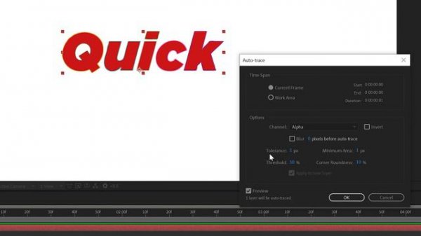 Auto Trace - After Effects Tutorial | Tips