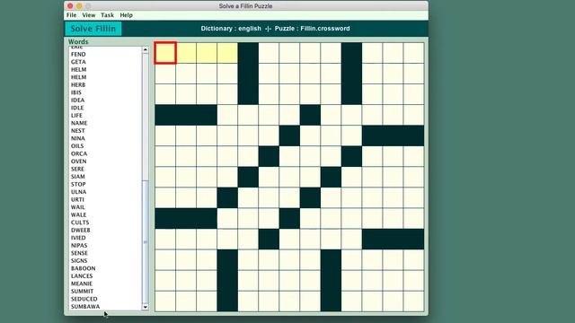Crossword Express Fillin puzzles. How to print them and how to Solve them interactively, смотреть онлайн