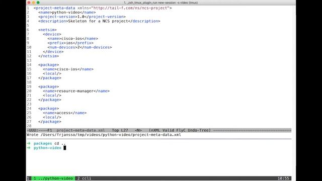 Cisco NSO, add Python logic to a service смотреть онлайн