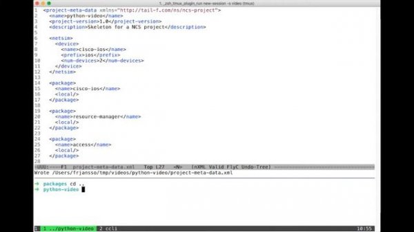 Cisco NSO, add Python logic to a service