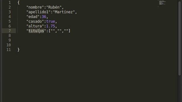 Tutorial de JSON - Estructurar datos смотреть онлайн