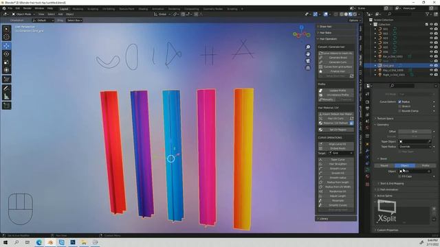 Blender Hair Tools Tip#2 - Custom Profile смотреть онлайн