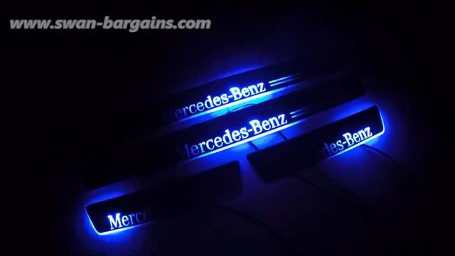 Mercedes-Benz GLC Animated Running LED Car Door Scuff Sill Moving Lighting Scuff Protective Plates смотреть онлайн