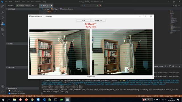 Depth Estimation using Stereo Cameras | Python | OpenCV | PyQT | смотреть онлайн