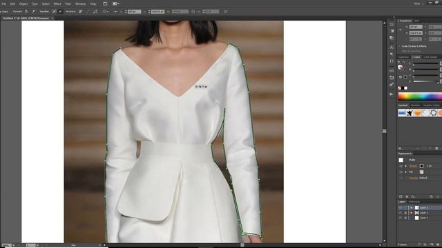 Illustrator Fashion Design Tutorial : How To Draw a Fashion Flat Sketch. смотреть онлайн