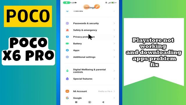 Playstore not working and downloading apps POCO X6 Pro || How to solve play store issues смотреть онлайн
