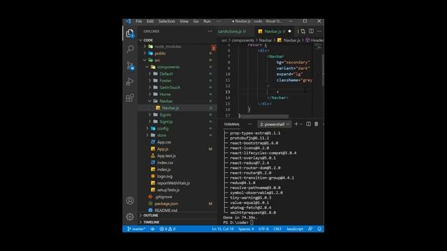 React | Visual Studio Code | Coding смотреть онлайн