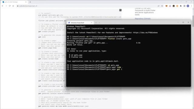 Flutter install get cli смотреть онлайн