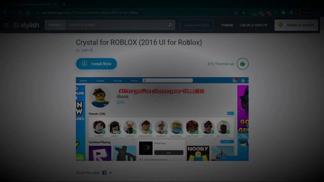 How to get the old roblox website theme (2013-2017) смотреть онлайн