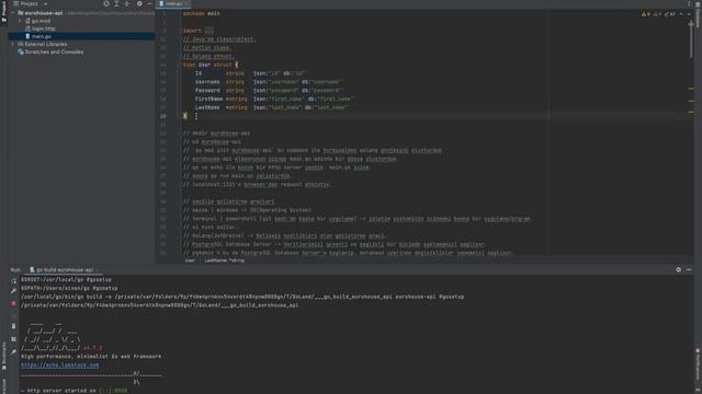 Go, PostgreSQL, Postman Tekrar Falan - Web'e Aşırı Giriş Dersleri - 5 смотреть онлайн