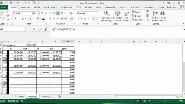 Create a Roster of Employee with linked timesheets in Excel смотреть онлайн