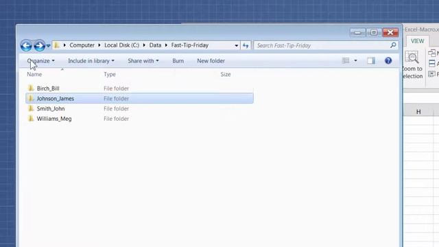 Fast Tip Friday – Create Subfolders Using Excel Macro смотреть онлайн