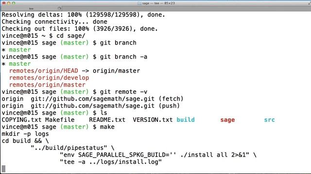 Sage (open source mathematics package) has moved to git! Installation demo for Sage 6.0 смотреть онлайн