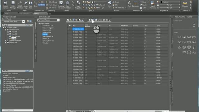 AutoCAD P&ID Exporting Project Data смотреть онлайн