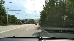 Дорога из Симферополя в Алушту