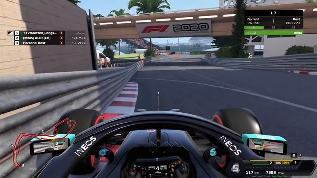 MONACO NO RULE WORLD RECORD | F1 2020 | (57:739) смотреть онлайн