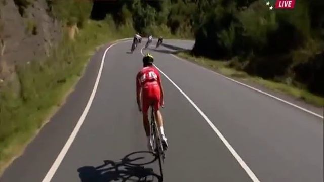 Vuelta 2013 4 Этап Скоростной спуск. смотреть онлайн